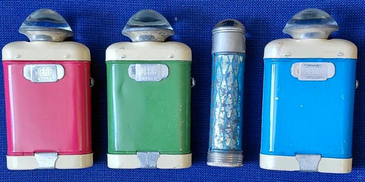 4x Antieke Zaklamp JEAB Verzamelobject, Antiek en Kunst, Antiek | Overige Antiek, Ophalen