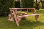 Inklapbare picknicktafel dicht tafelblad in 4 maten, Tuin en Terras, Picknicktafels, Nieuw, Ophalen of Verzenden, Inklapbaar, Rechthoekig