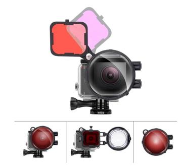 Macrolens met filter(s) voor GoPro 5,6,7 Nieuw!!!!