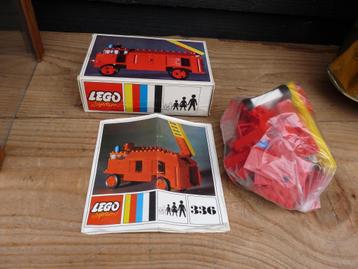 LEGO # 336 - Brandweerwagen - In OVP + LEAFLET  ( 1968 ).
