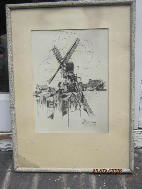 WIPMOLEN GROOTE Ridder, Zoetermeer/Leiden, Antiek en Kunst, Kunst | Etsen en Gravures, Ophalen of Verzenden