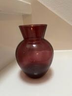 Vintage paars amethystkleurig vaas, Ophalen of Verzenden