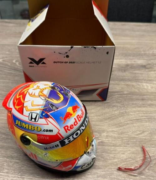 Max Verstappen helm 1:2 2021 GP Zandvoort, Verzamelen, Automerken, Motoren en Formule 1, Nieuw, Formule 1, Ophalen of Verzenden