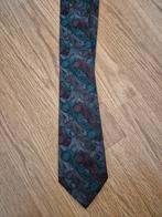 Grijs/groene stropdas ***zgan***, Ophalen of Verzenden, Zo goed als nieuw, Grijs, Met patroon