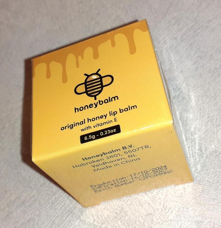 Lippenbalsem Honeybalm Honing, Sieraden, Tassen en Uiterlijk, Uiterlijk | Gezichtsverzorging, Nieuw, Verzorging, Lippen, Verzenden