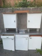 Piet zwart keuken origineel, Ophalen, Gebruikt, Enkelwandige keuken, Crème