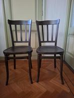 2x caféstoel met fraaie zitting, Ophalen