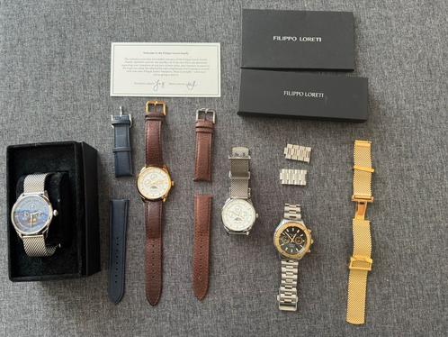 Diverse dames horloges van Filippo Loreti, Sieraden, Tassen en Uiterlijk, Horloges | Dames, Zo goed als nieuw, Polshorloge, Overige merken