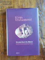 Klein Testament, Bruno-Paul de Roeck, gesigneerd., Spiritualiteit algemeen, Overige typen, Ophalen of Verzenden, Zo goed als nieuw