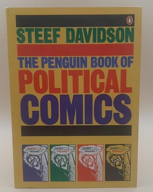 The penguin book of political comics / 1982, Boeken, Stripboeken, Zo goed als nieuw, Eén stripboek, Ophalen of Verzenden