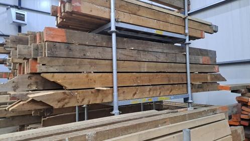 Balken 18 x 6 en 8 cm 4m lang  37 stuks gem. prijs per meter, Tuin en Terras, Palen, Balken en Planken, Zo goed als nieuw, Balken