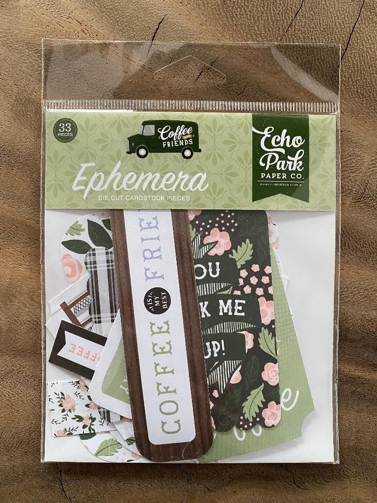 Echo Park - Coffee and Friends - Ephemera, Hobby en Vrije tijd, Ophalen of Verzenden, Nieuw