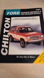 Chilton USA vraagbaak Ford Bronco Ford Ranger jeep werkplaat, Ophalen of Verzenden