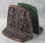 vintage set boekensteunen Koninklijke IJzergieterijen ETNA, Verzenden