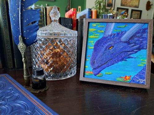 Fantasy art - REX LACUNA, Antiek en Kunst, Kunst | Schilderijen | Klassiek, Ophalen of Verzenden