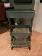 Raskog / trolley / roltafel groen, Ophalen, Zo goed als nieuw