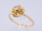 18 karaat Gouden Ring Solitair Damesring 0.15crt Diamant, Verzenden, Nieuw, Met edelsteen, Dame
