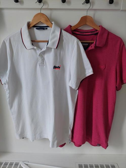 Superdry polo Maat 2 XL in nieuwstaat roze, Kleding | Heren, Polo's, Zo goed als nieuw, Maat 56/58 (XL), Roze, Ophalen of Verzenden