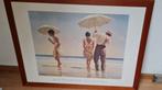Jack Vettriano the picnic party. Poster - Ingelijst, Antiek en Kunst, Ophalen of Verzenden