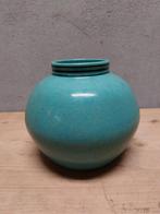 Maastricht Mosa / Regout vaas – turquoise glazuur – 1519 cm, Ophalen of Verzenden