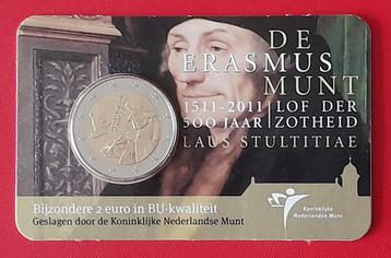 coincard Nederland 2 euro 2011 BU Erasmus beschikbaar voor biedingen