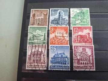 Reich WHW 1940, Michel 751/759 gestempeld beschikbaar voor biedingen