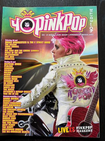 Pinkpop Magazine 2009 - 40ste Editie beschikbaar voor biedingen