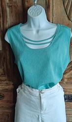 Zeegroen kleurige top, Kleding | Dames, Ophalen of Verzenden, Zo goed als nieuw, Maat 42/44 (L), Zonder mouw