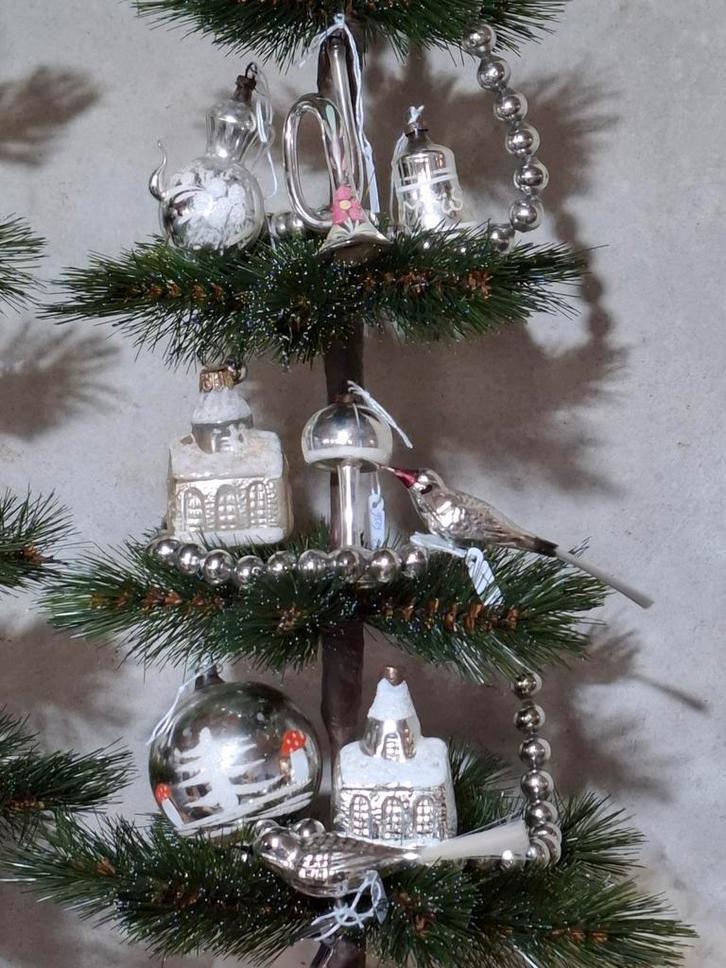 Oude antiek vintage kerstballen  webwinkel kerkje schemerlam, Diversen, Kerst, Zo goed als nieuw, Ophalen of Verzenden