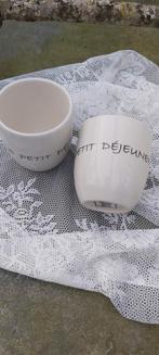 Riviera Maison Petit Dejeuner Mokken, Huis en Inrichting, Keuken | Servies, Ophalen of Verzenden, Zo goed als nieuw, Overige stijlen