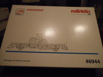 MARKLIN 46944 RONGEN WAGEN MET TRACTOR beschikbaar voor biedingen