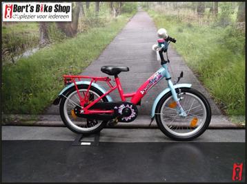zeer mooie Loekie meisjesfiets met 16 inch wielen beschikbaar voor biedingen