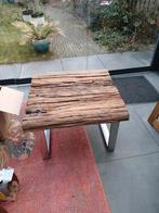 Ruwhouten salontafel., Ophalen, 50 tot 100 cm, 50 tot 100 cm, Minder dan 50 cm