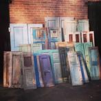 Oud hardhouten luiken ibiza boho, Ophalen of Verzenden, B, B, B