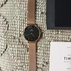 Daniël wellington horloge rose gouden bandje zwart plaatje, Ophalen of Verzenden, Nieuw, Overige merken