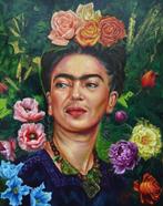 Frida Kahlo schilderij, Antiek en Kunst, Kunst | Schilderijen | Modern, Verzenden