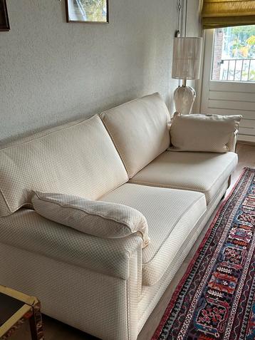 2 Vintage Beige Banken - Afneembare Hoezen beschikbaar voor biedingen