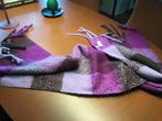 zgan Wintershawl paarse ruit  ICHI, Kleding | Dames, Mutsen, Sjaals en Handschoenen, Ophalen of Verzenden, Zo goed als nieuw, Sjaal