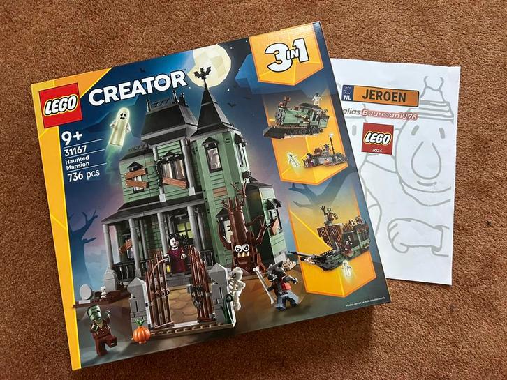 Lego 31167 CREATOR 3in1 Spookhuis (NIEUW & MISB), Kinderen en Baby's, Speelgoed | Duplo en Lego, Nieuw, Lego, Complete set, Ophalen of Verzenden