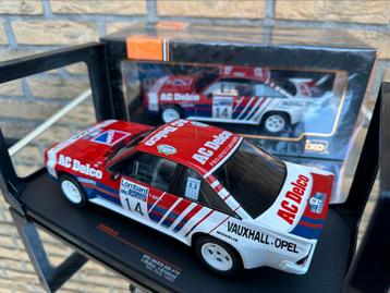 IXO 1:18 OPEL MANTA 400 J.McRAE LOMBARD RAC RALLY '85 NIEUW  beschikbaar voor biedingen