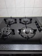 Bosch gas- en glazen kookplaat, Witgoed en Apparatuur, Kookplaten, Ophalen, 4 kookzones, Zo goed als nieuw, Inbouw
