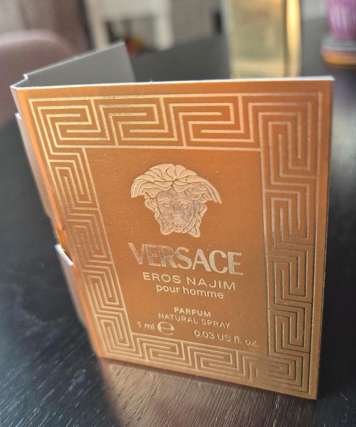VERSACE Eros Najim Pour Homme sample proefje parfum heren, Sieraden, Tassen en Uiterlijk, Uiterlijk | Parfum, Nieuw, Ophalen of Verzenden