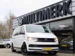 Volkswagen Transporter 2.0 TDI 140PK 6 BAK LUXE DUBBELE CABI, Auto's, Euro 5, Gebruikt, Zwart, 4 cilinders