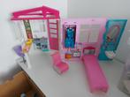 Barbie huis + accessoires, Ophalen of Verzenden, Gebruikt