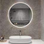 Ronde spiegel (80 cm) van Conca met LED verlichting, Huis en Inrichting, Woonaccessoires | Spiegels, Ophalen, Rond, Zo goed als nieuw