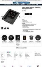 ESX DCT 4-pin Connection Terminal for Subwoofer behuizing, Auto diversen, ESX, Nieuw, Am Breilingsweg 3, 76709 Kronau, Duitsland