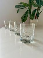 NIEUW 4 kristallen whiskey tumblers. 300 ml - 420 gr., Ophalen of Verzenden, Nieuw, Kristal, Glas of Glazen