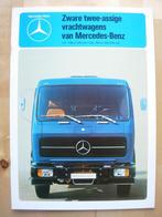 Mercedes Zware Bakwagen Brochure 1980 - 1619 t/m 1932, Ophalen, Mercedes, Zo goed als nieuw, Mercedes-Benz