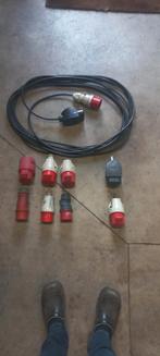 Kracht kabel en stekkers 32 amp, Ophalen, Gebruikt, Stekker