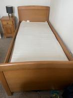 1 persoonsbed met nachtkastje, Ophalen, 90 cm, Eenpersoons, 190 cm of minder